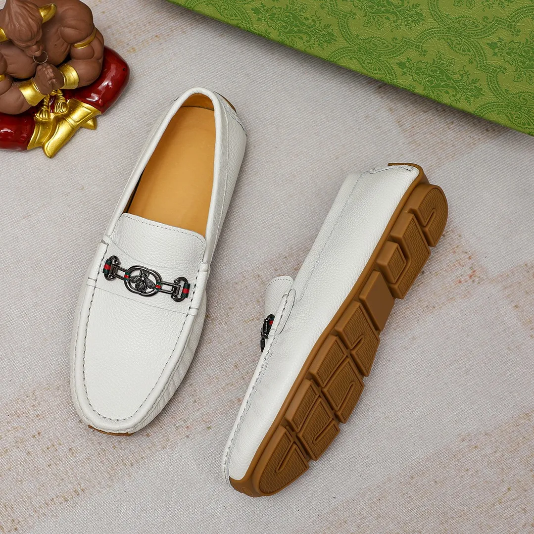 Men's shoes💰360💰🕷🕷️【 GUCCI 】Gucci's best-selling trendy men's casual slip-on shoes 🇨🇳Official website original 1:1 mold 💯Original quality, fine workmanship ☘Fashionable and versatile, perfect shape, comfortable on the feet 🍓Trendy men's recommended model, imported cowhide on the top layer 🎋High-quality pigskin lining, rubber wear-resistant and non-slip outsole, high-end atmosphere, worth owning 🍉Optional 38-44